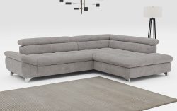 COTTA Ecksofa »Gemini L-Form«, mit Kopfteilverstellung, wahlweise mit Bettfunktion