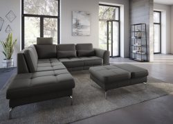 sit&more Ecksofa »Bendigo V«, inklusive Sitztiefenverstellung, Bodenfreiheit 15 cm, wahlweise in 2 unterschiedlichen Fussfarben