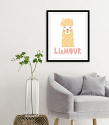 queence Bild »Llamour«, Stadt, (1 St.), gerahmt