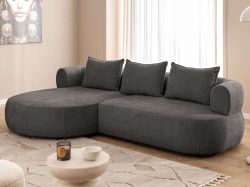 Home affaire Ecksofa »LUSSAC L-Form Design-Sofa mit Zierkissen, Masse B/T/H: 257/159/78 cm« hoher Sitzkomfort und modernes Design, Sofa ohne Bettfunktion