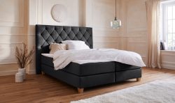 Guido Maria Kretschmer Home&Living Boxspringbett »Harmones hoch«, in 3 Breiten, 3 Matratzenarten, Härtegrad auch im Mix mit je 1 Matratze in H2 und H3, incl. Topper