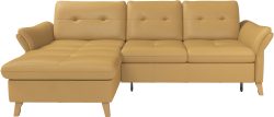 sit&more Ecksofa »Göteborg«, Sitztiefenverstellung und Federkern, wahlweise mit Bettfunktion