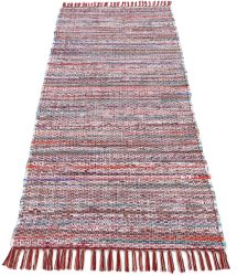 carpetfine Läufer »Kelim Chindi«, rechteckig, 6 mm Höhe, Flachgewebe Wendeteppich mit Fransen, Wohnzimmer