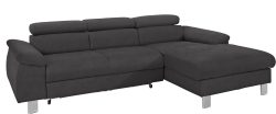 COTTA Ecksofa »Komaris«, mit Kopf- bzw. Rückenverstellung, wahlweise mit Bettfunktion, Bettkasten und RGB-LED-Beleuchtung