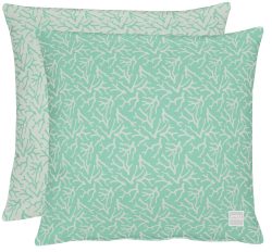 Kissen Jacquard Outdoor Schwarz-Weiss 45x45 cm