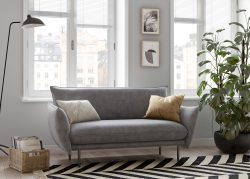 andas 2-Sitzer »Stine«, Besonderes Design durch Kissenoptik und Keder, Design by Morten Georgsen