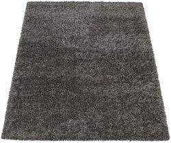 Paco Home Hochflor-Teppich »Maya 400«, rechteckig, 45 mm Höhe, Uni-Farben, mit Effektgarn, weich & kuschelig, ideal im Wohnzimmer & Schlafzimmer
