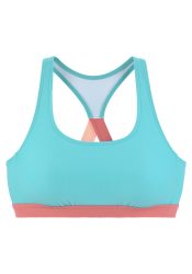 LASCANA ACTIVE Bustier-Bikini-Top »Janni«, mit kontrastfarbenen Details