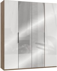 Fresh To Go Kleiderschrank »Level«, mit Glas- und Spiegeltüren
