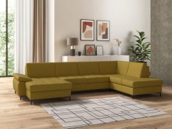 DOMO collection Wohnlandschaft »Capelo«, mit Armteilverstellung, wahlweise mit Bettfunktion, inklusive Federkern