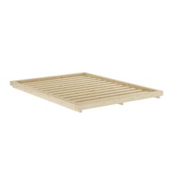 Karup Design Bettgestell »DOCK BED, Futonbett, Massivholzbett, Bett ohne Matratze«, Bett mit Lattenrost, aus FSC® zertifizierter Kiefer, mehrere Grössen