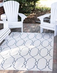 Myflair Möbel & Accessoires Teppich »Outdoor Crosses«, rechteckig, 4 mm Höhe, In- und Outdoor geeignet, ideal im Wohnzimmer & Schlafzimmer