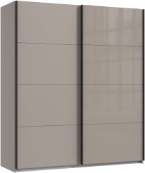 Schwebetürenschrank MIDNIGHT beige 2 Türen