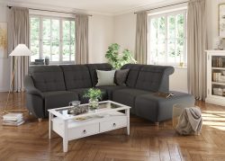 DELAVITA Ecksofa »Bostone«, Kopfteilverstellung an jeder Sitzfläche, wahlweise Relaxfunktion, auch in Leder