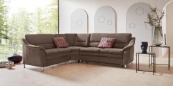 Places of Style Ecksofa »Cardoso«, mit Trapezecke für mehr Sitzkomfort, wahlweise auch mit Bettfunktion und Schublade und Relaxfunktion