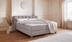 Guido Maria Kretschmer Home&Living Boxspringbett »Harmones«, in 3 Breiten, 3 Matratzenarten, Härtegrad auch im Mix mit je 1 Matratze in H2 und H3, incl. Topper