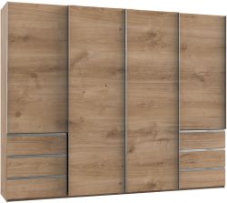 Fresh To Go Schwebetürenschrank »Level«, mit Synchronöffnung
