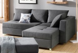 Home affaire Ecksofa »Italia«, mit Bettfunktion, mit Federkern