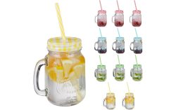 relaxdays Gläser-Set »Summer 500 ml, 12 Stück, Mehrfarbig«
