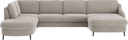 sit&more Wohnlandschaft »Soul U-Form«, wahlweise mit Bettfunktion und Bettkasten oder Schubkasten