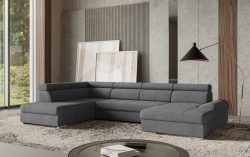 sit&more Wohnlandschaft »U-Form«, mit verstellbaren Kopfteilen, wahlweise mit Bettfunktion