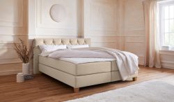 Guido Maria Kretschmer Home&Living Boxspringbett »Harmones«, in 3 Breiten, 3 Matratzenarten, Härtegrad auch im Mix mit je 1 Matratze in H2 und H3, incl. Topper