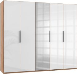 Fresh To Go Kleiderschrank »Level«, mit Glas- und Spiegeltüren