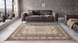 NOURISTAN Teppich »Parun Täbriz«, rechteckig, 9 mm Höhe, Kurzflor, Orient Optik, Vintage Design, Wohnzimmer, Schlafzimmer, Arbeitszimmer, Robust, Pflegeleicht, Gekettelt