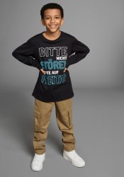 KIDSWORLD Langarmshirt »Bitte nicht stören...«, Spruch