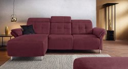 Places of Style Ecksofa »Manhattan«, 2 Sitze mit elektrischer Relaxfunktion, verstellbare Armlehnen
