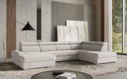 sit&more Wohnlandschaft »U-Form«, mit verstellbaren Kopfteilen, wahlweise mit Bettfunktion