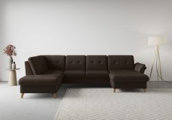 sit&more Wohnlandschaft »Göteborg«, inklusive Sitztiefenverstellung und Federkern, wahlweise mit Bettfunktion und Bettkasten