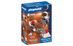 Playmobil - 72014 ESA Astronaut mit Roboter, Multicolor