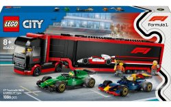 60445 City F1 Transporter mit RB20 & AMR24 F1 Rennautos, Konstruktionsspielzeug