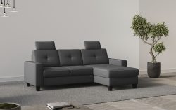 Places of Style Ecksofa »Varese«, wahlweise mit Bettfunktion und Bettkasten