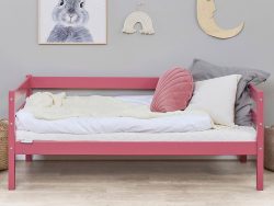 Hoppekids Einzelbett »ECO Comfort«, (Set), mit Rollrost in 8 Farben, wahlweise mit Matratze und Absturzsicherung