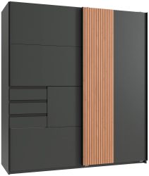 Wimex Schwebetürenschrank »Coburg«, mit Akustikpaneel Optik, 180cm breit