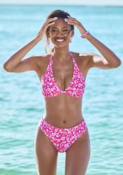 Vivance Bikini-Hose »Leni«, mit gelaserter Wellenkante