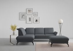 sit&more Ecksofa »Fashion«, wahlweise mit Kopfteilverstellung und Vorziehsitz, motorisch