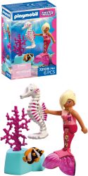 Playmobil - 72109 Meerjungfrau mit Seepferdchen, Multicolor
