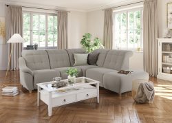 DELAVITA Ecksofa »Bostone«, Kopfteilverstellung an jeder Sitzfläche, wahlweise Relaxfunktion, auch in Leder