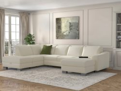 sit&more Wohnlandschaft »Durness«, mit Federkern und hochwertigen Edelstahlfüssen, wahlweise mit Kopfteilverstellung, optional mit Bettfunktion und Stauraum