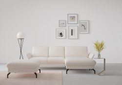 sit&more Ecksofa »Fashion«, wahlweise mit Kopfteilverstellung und Vorziehsitz, motorisch