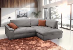 exxpo - sofa fashion Ecksofa »Casa Grande inkl. Bettfunktion, Bettkasten, bequem«, L-Form, guter Sitzkomfort, grosse Liegefläche