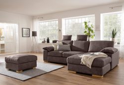 Home affaire Ecksofa »Ventura«, wahlweise mit Bettfunktion und Bettfunktion/Bettkasten