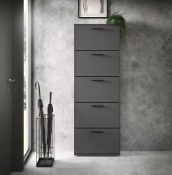 HBZ Schuhkommode »Sam Schuhkipper, Schuhschrank BxHxT 59x169x17 cm«, (1 St.), mit 5 Klappen