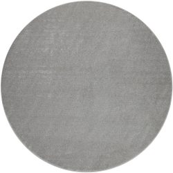 Paco Home Teppich »Porto 890«, rund, 9 mm Höhe, Kurzflor, Uni-Farben, ideal im Wohnzimmer & Schlafzimmer
