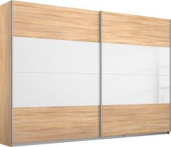 rauch Schwebetürenschrank »Quadra«, mit Glaselementen