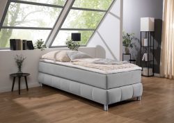 andas Boxspringbett »Salo«, Ohne Kopfteil, inkl. Topper, auch in Überlänge 220 cm