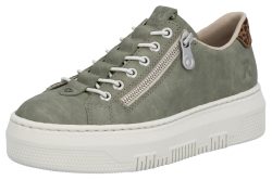 Rieker Slip-On Sneaker, mit Leo-Einsatz an der Ferse